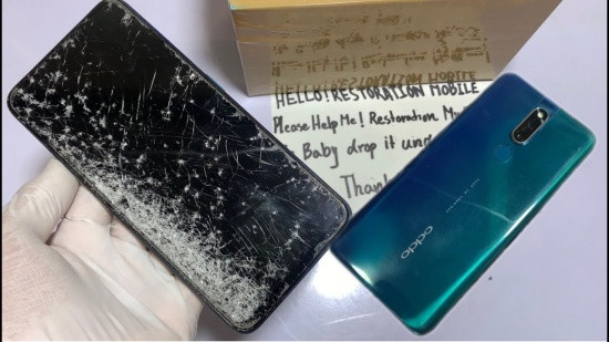 Oppo F11 Pro bị vỡ mặt kính Oppo F11 Pro bị vỡ mặt kính